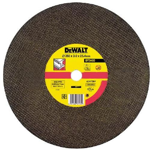 DeWalt disk za rezanje metala 355 x 3,0 x 25,4 mm slika 1