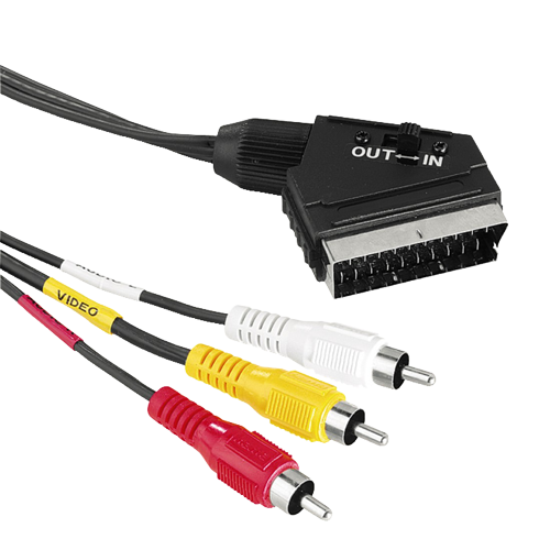 Hama adapter kabl Scart na 3xRCA (činč) m/m 1.5m slika 1