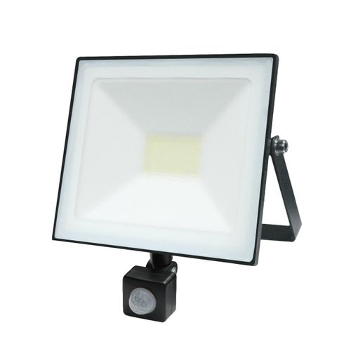 Volteno crni LED reflektor s detektorom pokreta 20W slika 1