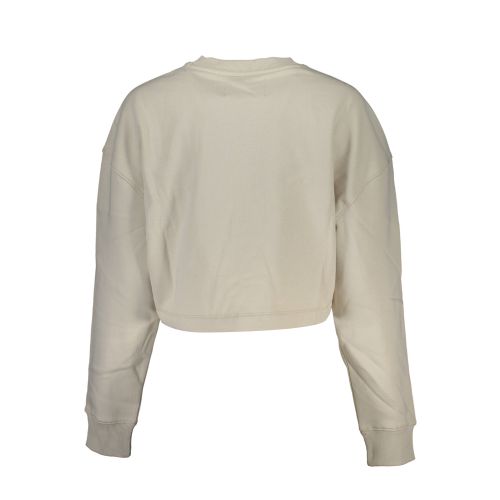 CALVIN KLEIN WOMEN'S ZIPLESS SWEATSHIRT BEIGE slika 2