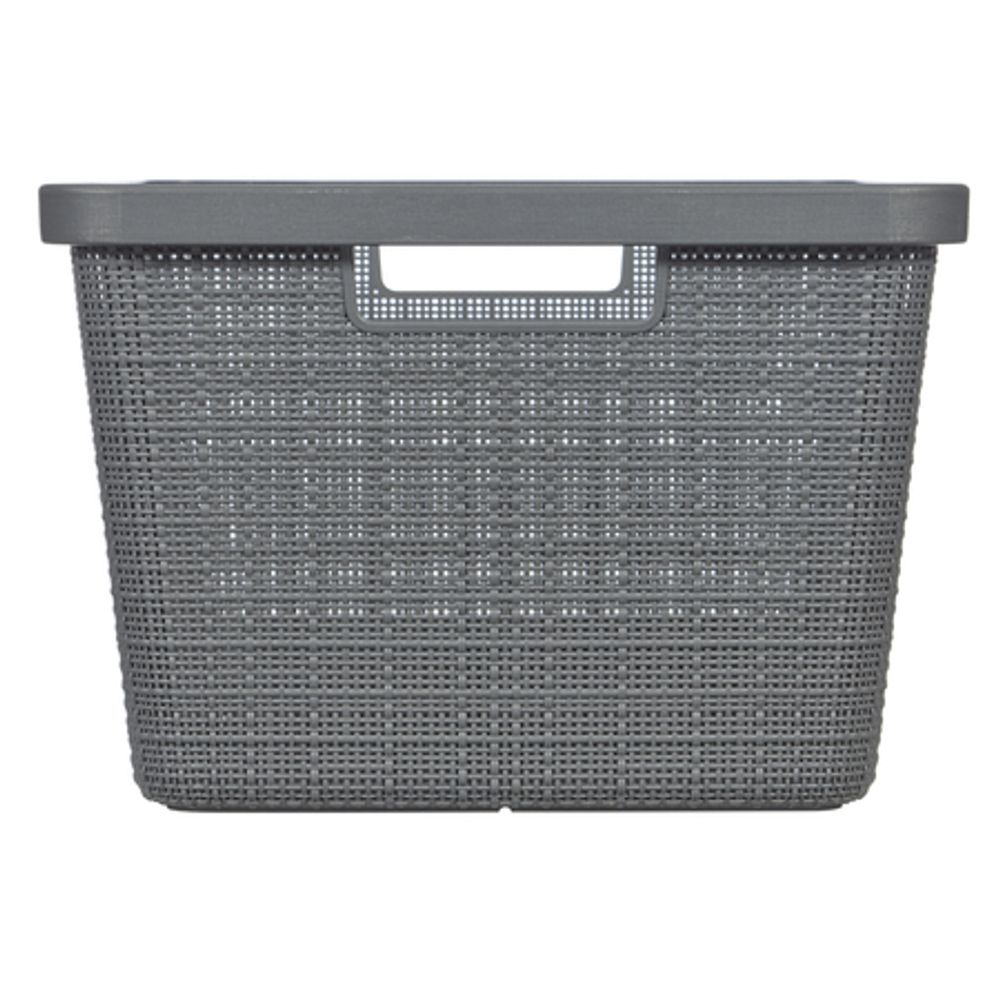 Curver korpa za cisti veš 46L siva JUTE  slika 2