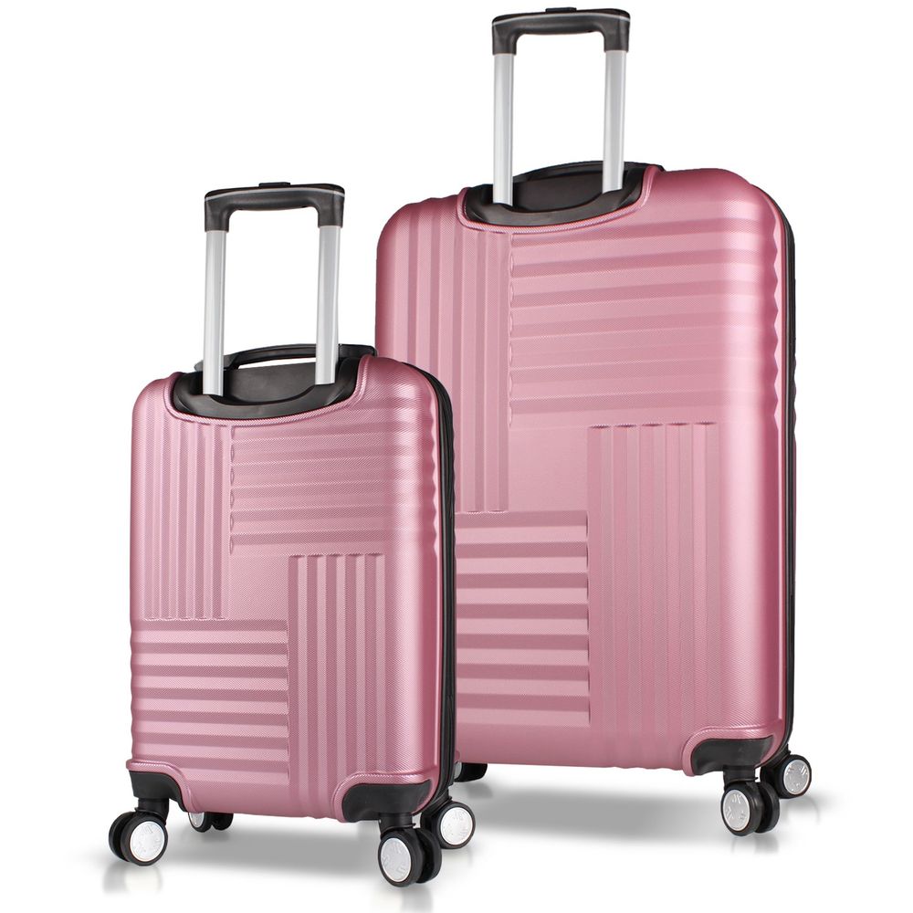 Set Kofera 8319 u Roze Zlatu (2 Komada) slika 2
