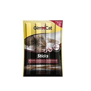 GimCat Sticks Poslastica za mačke Puretina i Kunić Grain Free 4 kom, 40 g