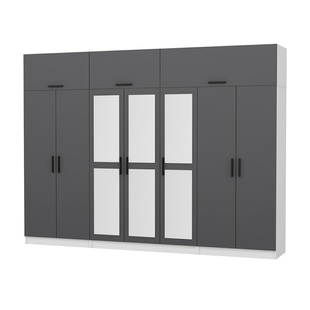 Kale - 5254 Anthracite Bijela Garderober slika 6