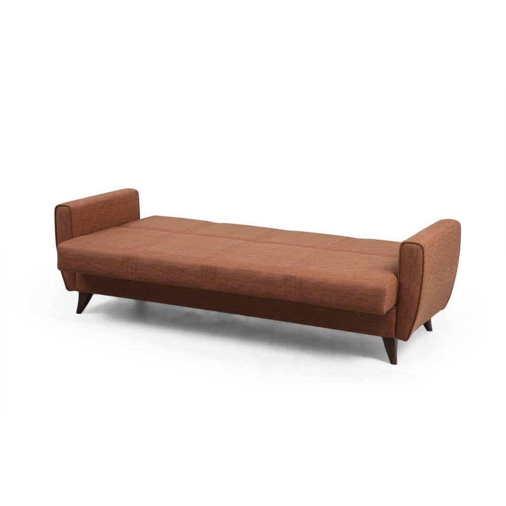 Zaden - Crveni Sofa na Razvlačenje za 3 Osobe slika 7