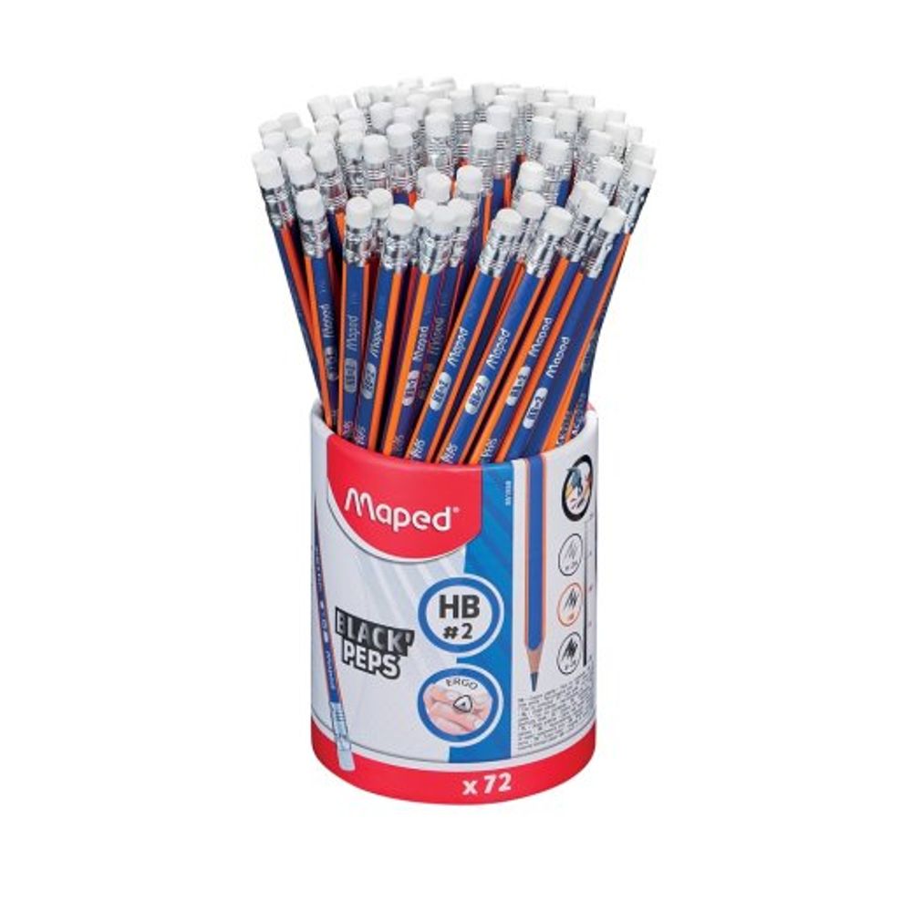 Maped Olovka grafitna 72/1 sa gumicom NAVY slika 1