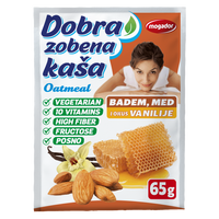 Dobra zobena kaša 65g s bademima,medom i vanilija