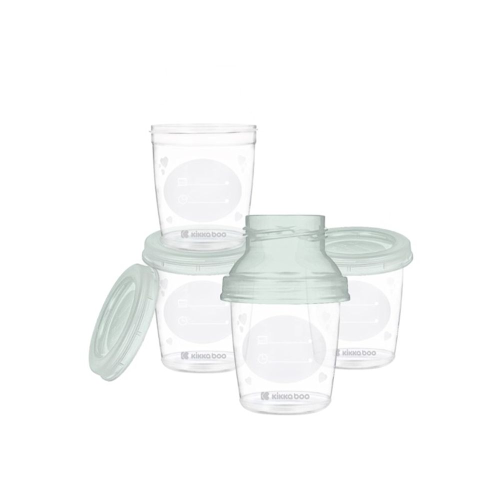 Kikka Boo Posude za čuvanje majčinog mlijeka sa adapterom 180ml, 4kom slika 1