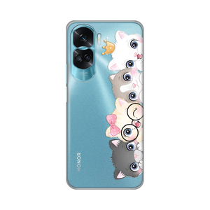 Torbica Silikonska Print Skin za Honor 90 Lite Cats