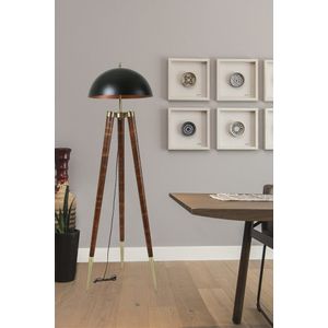 8578-1 Black
Walnut Floor Lamp
