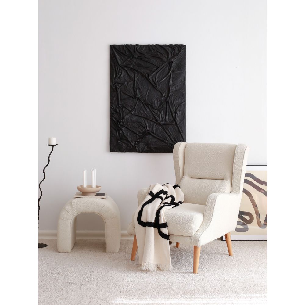 Klam - Kremasti Wing Chair slika 1