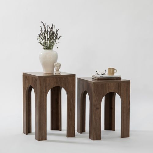 Collesium 2 - Walnut Walnut Coffee Table Set slika 1