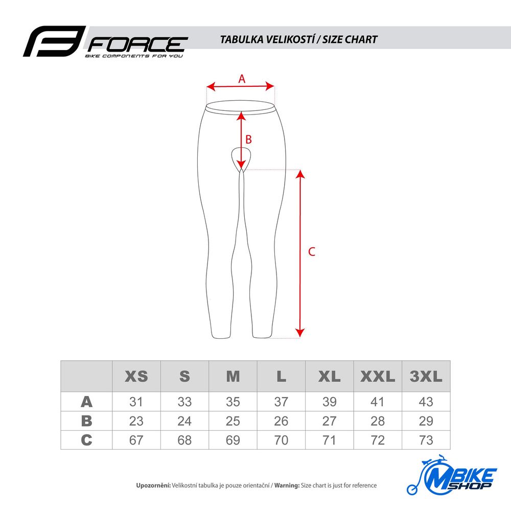 Force Hlače za biciklizam With Pad Black/Blue slika 4
