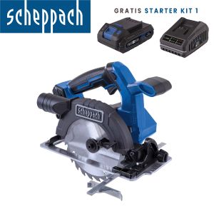 Scheppach aku ručni cirkular kružna pila sa baterijom i punjačem  Brushless IXES BC-HCS165-X