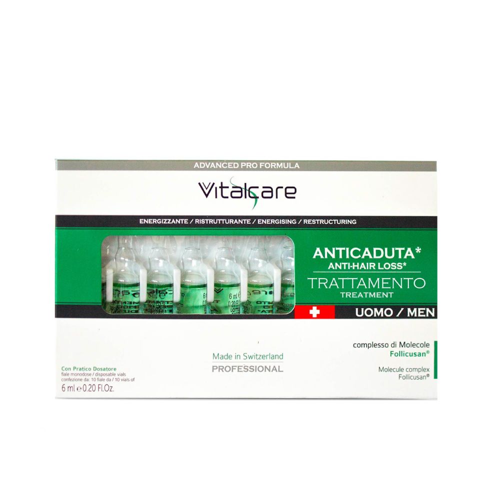 Vitalcare Swiss men Ampule protiv opadanja kose 10*6ml slika 1