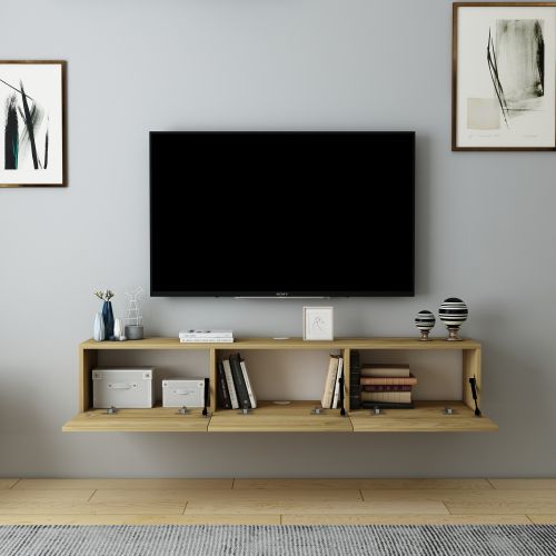 Denby - Oak Oak TV Stand slika 4