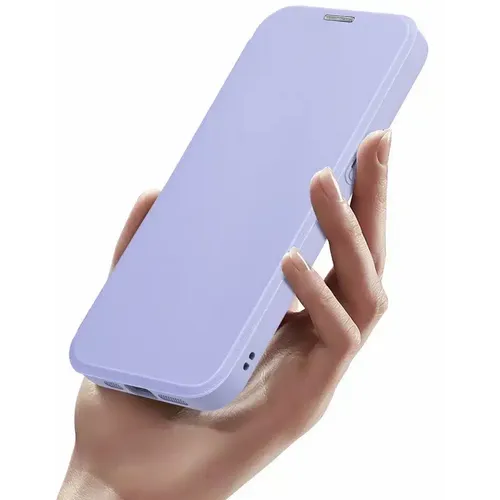 DUX DUCIS Skin X Pro – MagSafe kompatibilna preklopna torbica za Apple iPhone 15 Pro ljubičasta slika 4