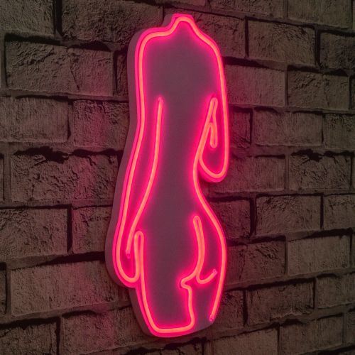 Wallity Ukrasna plastična LED rasvjeta, Sexy Woman - Pink slika 9