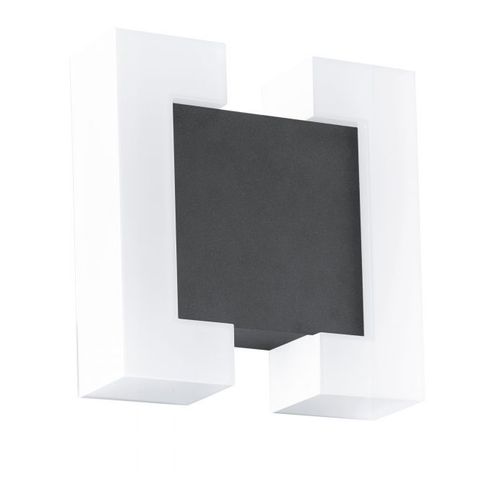 Eglo Sitia spoljna zidna lampa/2, led, 2x4,8w, antracit/bela  slika 1
