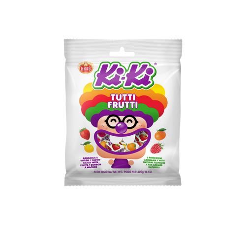 Kraš KiKi Tutti Frutti bomboni XXL 400g slika 1