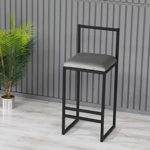 Nordic - Grey Grey Bar Stool