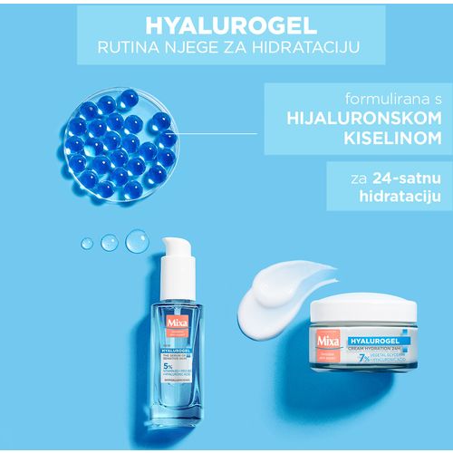 Mixa Hyalurogel Light intenzivna hidratacija, osjetljiva normalna i dehidrirana koža 50 ml slika 4