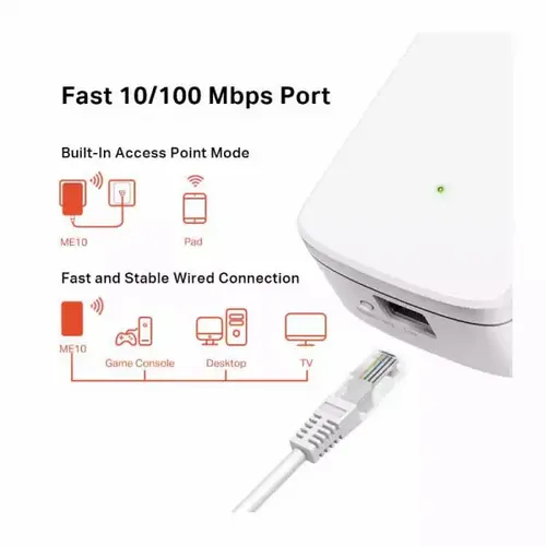 Wireless Range Extender Mercusys ME10 300Mbps/1LAN slika 2