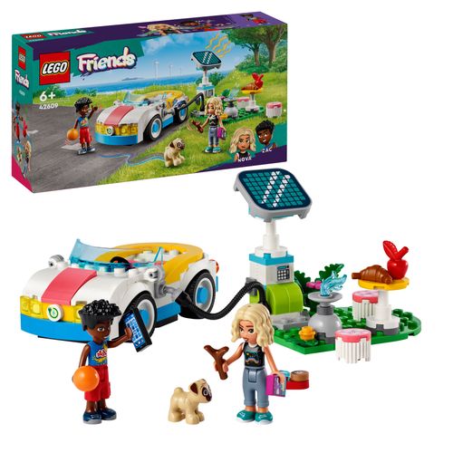 LEGO® FRIENDS 42609 Električni auto i punjač slika 4