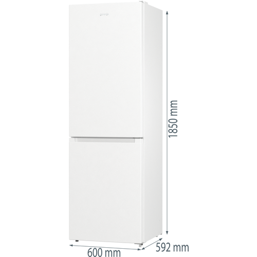 Gorenje NRK619EEW4 Kombinovani frižider, NoFrost, Visina 185 cm, Širina 60 cm, Bela boja slika 7