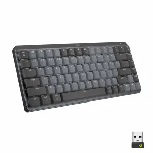 LOGITECH MX Mechanical Mini Bluetooth Illuminated Keyboard - GRAPHITE - US INT'L - CLICKY