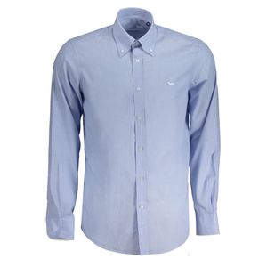 HARMONT &amp; BLAINE MEN'S LONG SLEEVE SHIRT BLUE