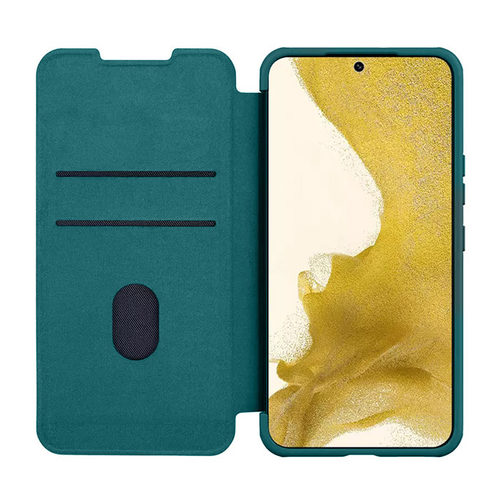 Futrola Nillkin Qin Pro (plain leather) za Samsung S916B Galaxy S23 Plus zelena slika 4