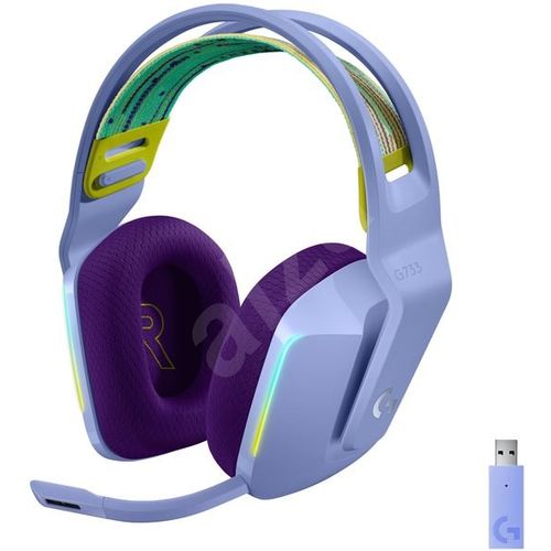 Logitech G733 Lightspeed Wireless RGB Gaming Headset, Lilac slika 1
