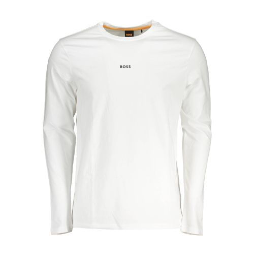 HUGO BOSS MEN'S LONG SLEEVED T-SHIRT WHITE slika 1