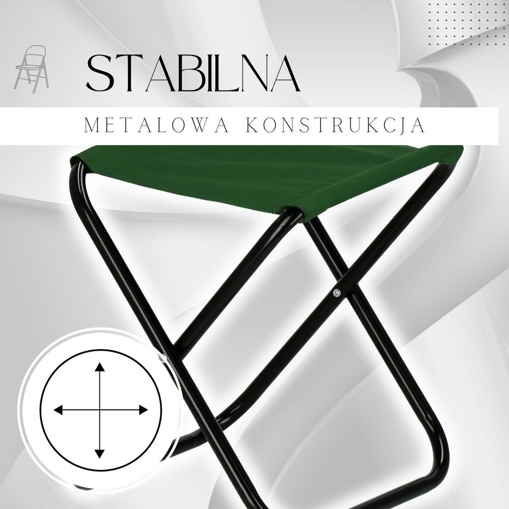 Turistička stolica, zelena slika 1