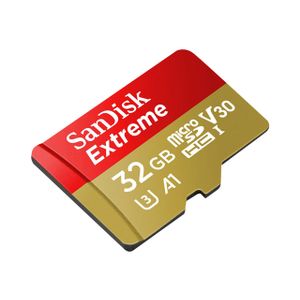 Memorijska kartica SANDISK Extreme microSDHC 32GB + SD Adapter, SDSQXAF-032G-GN6MA