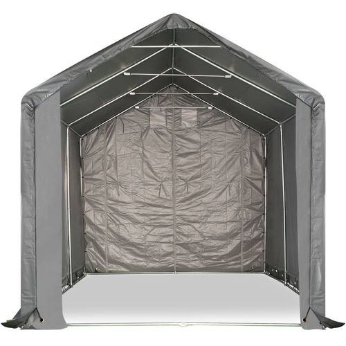 Skladišni šator od PVC-a 3 x 6 m sivi slika 38