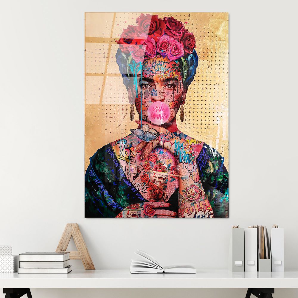 UV-722 Dekorativna Slika na Kaljenom Staklu, 70 x 100 cm, Višebojna slika 2