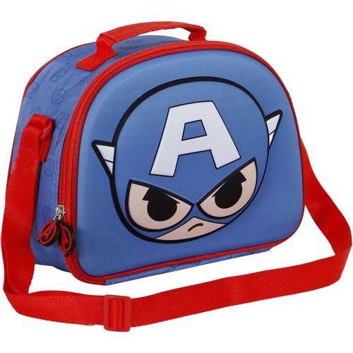 Marvel Avengers Captain America Bobblehead 3D torba za užinu slika 2