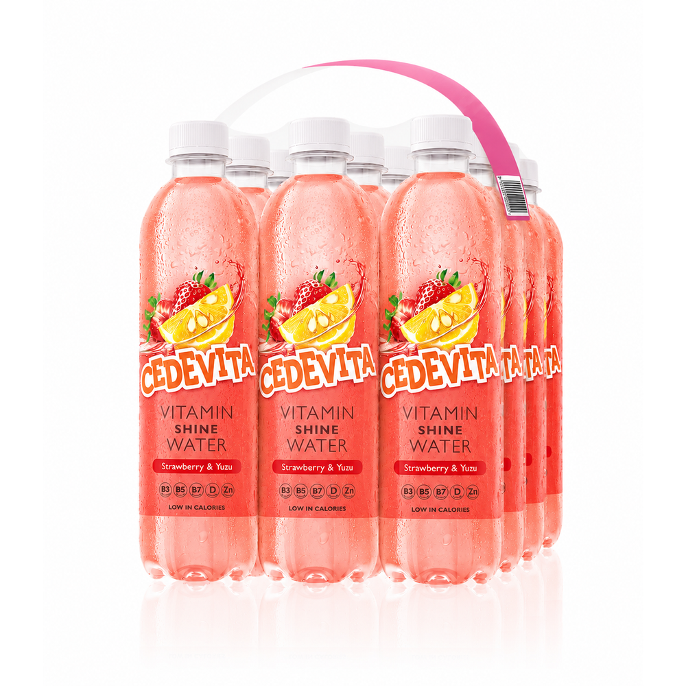 Cedevita vitaminska voda jagoda i yuzu 12×0,5l XXL slika 1