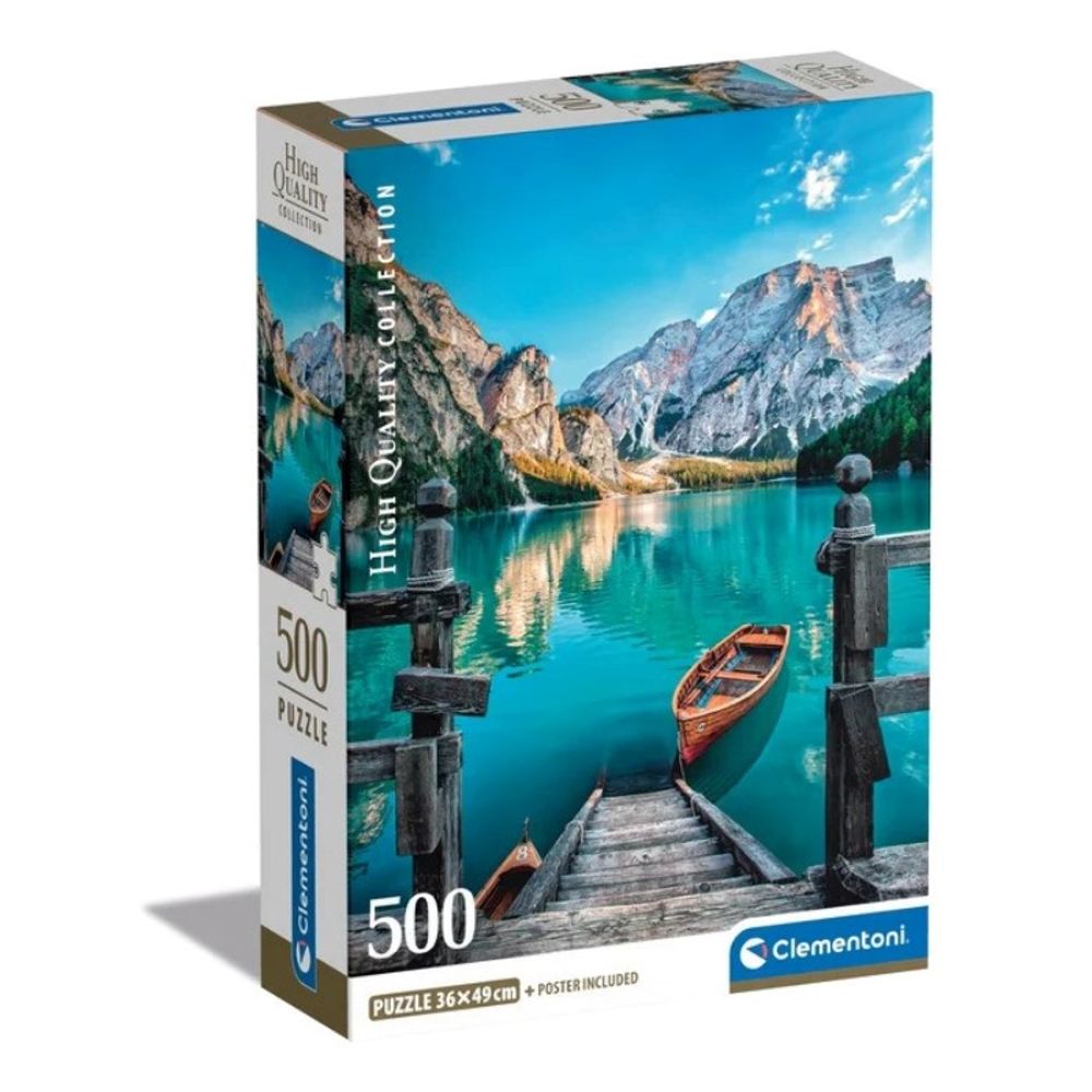 Clementoni CL35538 Puzzle 500 JEZERO BRAIES, 500kom slika 1