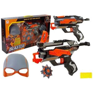 Pištolj Blaster s pjenastim patronama (10 kom.) i maskom