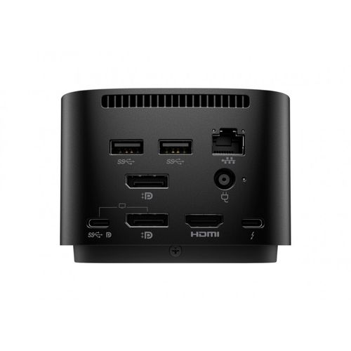 HP 4J0A2AA HP Thunderbolt Dock 120W G4, 1 USB-C 3.2, 4 USB 3.2, 1 TB 4, 1 HDMI 2.0, 2 DP 1.4 ports, 1 Ethernet port, 2 internal NIC cards to support 1Gb and 2.5Gb Ethernet, 1 USB-C DP, 1 AC, 1 Kensington Standard Lock Slot slika 2