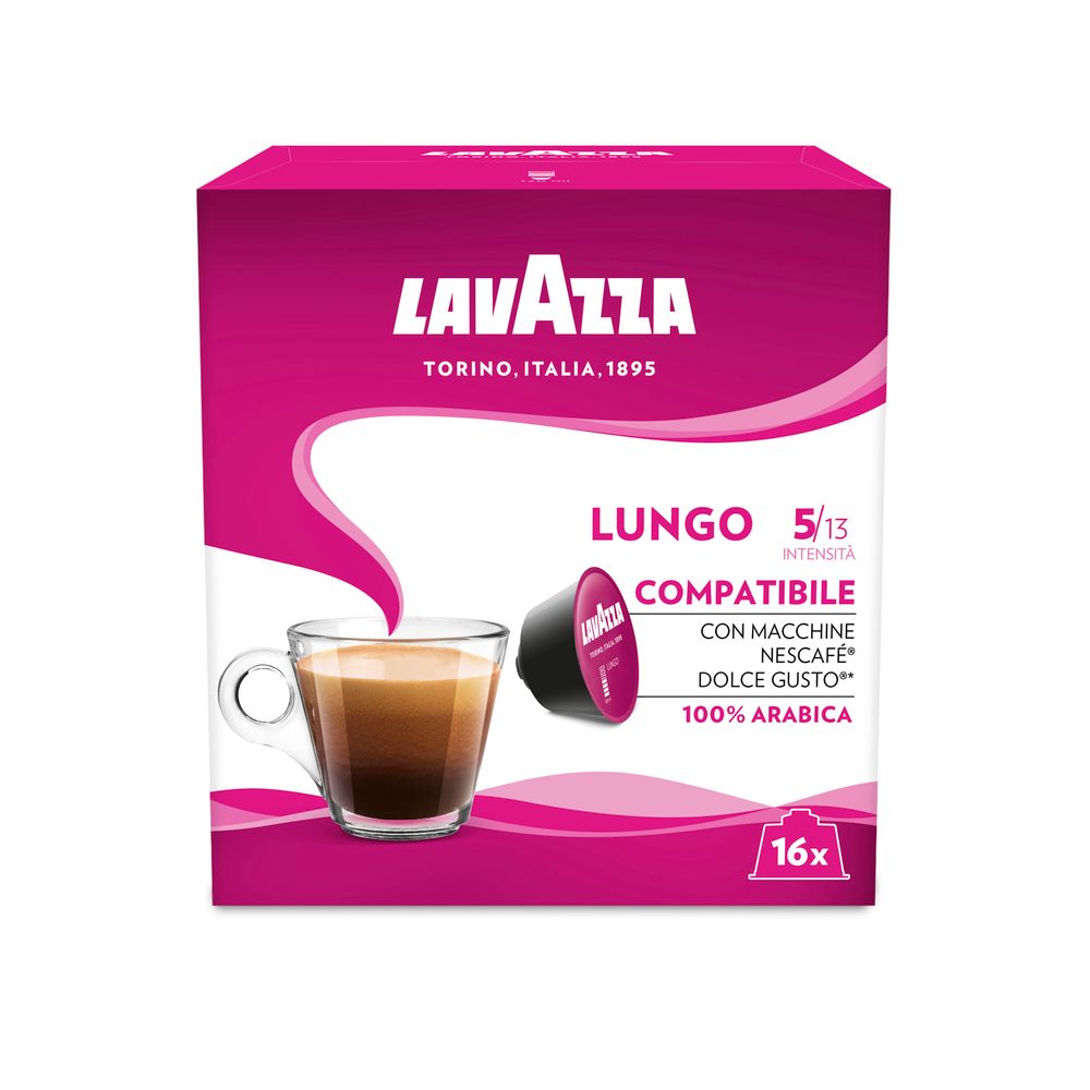 Lavazza Dolce Gusto kompatibilne kapsule Lungo 128g, 16 kapsula slika 1