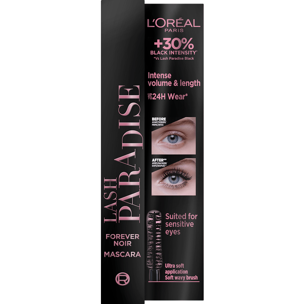 L'Oréal Paris Lash Paradise maskara Forever Noir 6,4ml slika 3