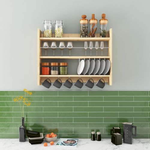 Kolin - Oak Oak Kitchen Shelf slika 2