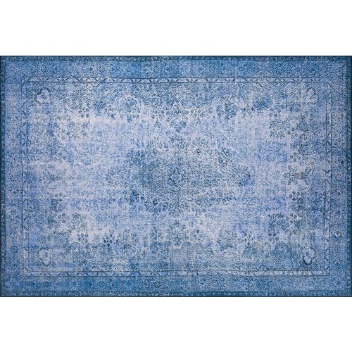 Dorian Chenille - Dark Blue AL 157 Multicolor Carpet (140 x 190) slika 2