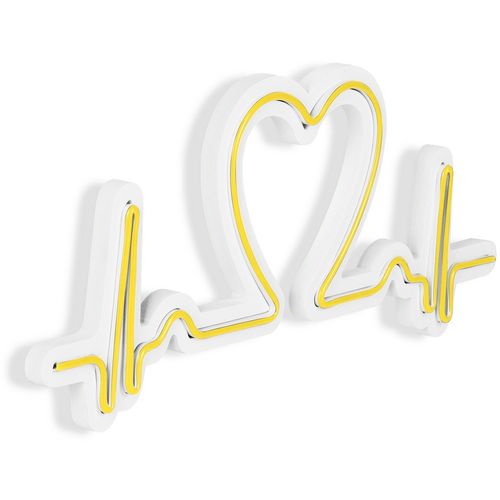 Wallity Ukrasna plastična LED rasvjeta, Love Rhythm - Yellow slika 16