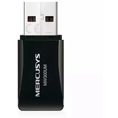 Wireless USB mrežna kartica Mercusys MW300UM N300/2.4GHz/mini usb slika 3