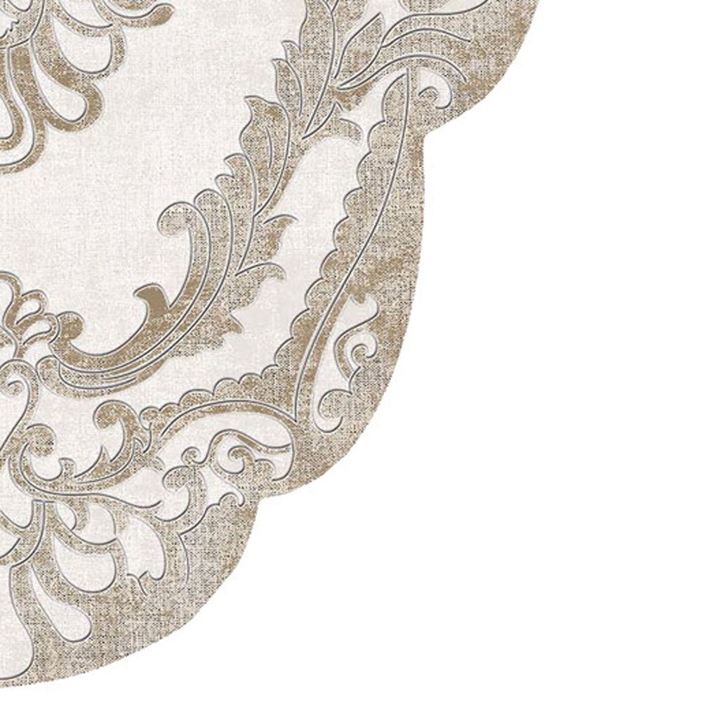 Set Kupatilskih Prostirki Beige & White (2 Komada) slika 5
